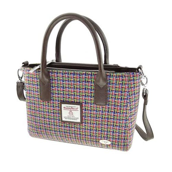 Harris Tweed Small Tote Bag Brora Jazzy Weave :] - Picture 1 of 2